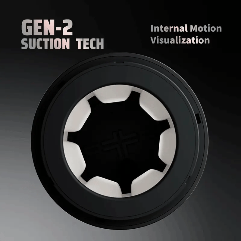 Airturn 4: Masturbator with Gen 2 Contraction Tech Clamping Sucking Vibrating