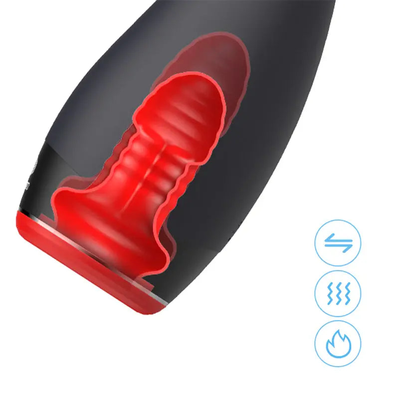 Pleasure Engine: Instant Heat Blowjob Machine Thrusting Vibrating Waterproof