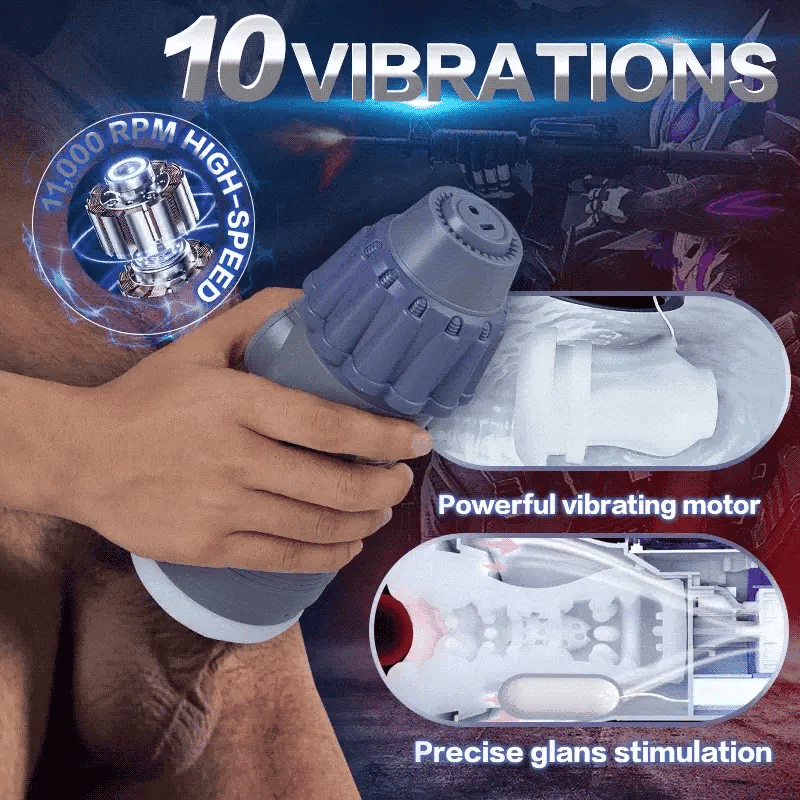 Leten TurboJet: Male Masturbator 10 Sucking Vibrating Portable Size