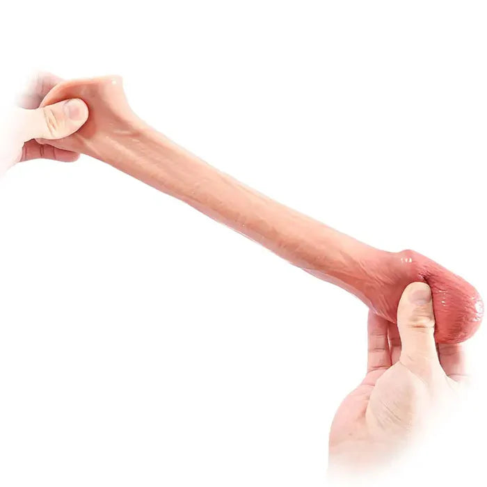 CS07: 6.77" x 2" Realistic Big Glans Penis Sleeve Extra Length & Girth