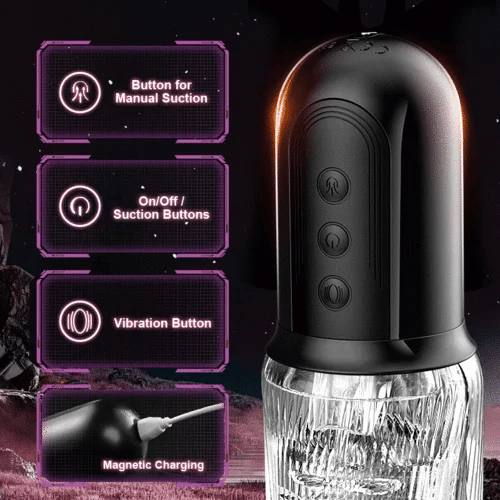 XS14 Pro: Male Masturbator with Powerful & Tight Suction Vibration
