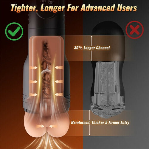 XS2 Pro: Ass Masturbator 7 Suction Vibration One-Key Pressure Boost & Release