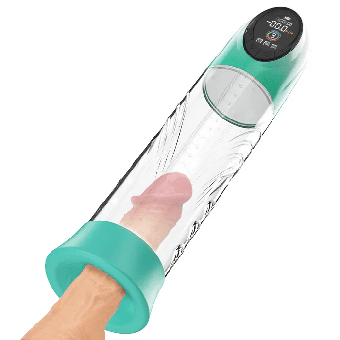 XP14: Automatic Penis Pump with Digital Display 4 Pressure 9 Suction Waterproof
