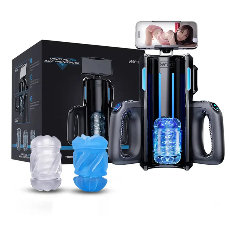 Leten Thrusting Pro: 700 SPM High-Speed Auto Stroker with Dual Sleeves