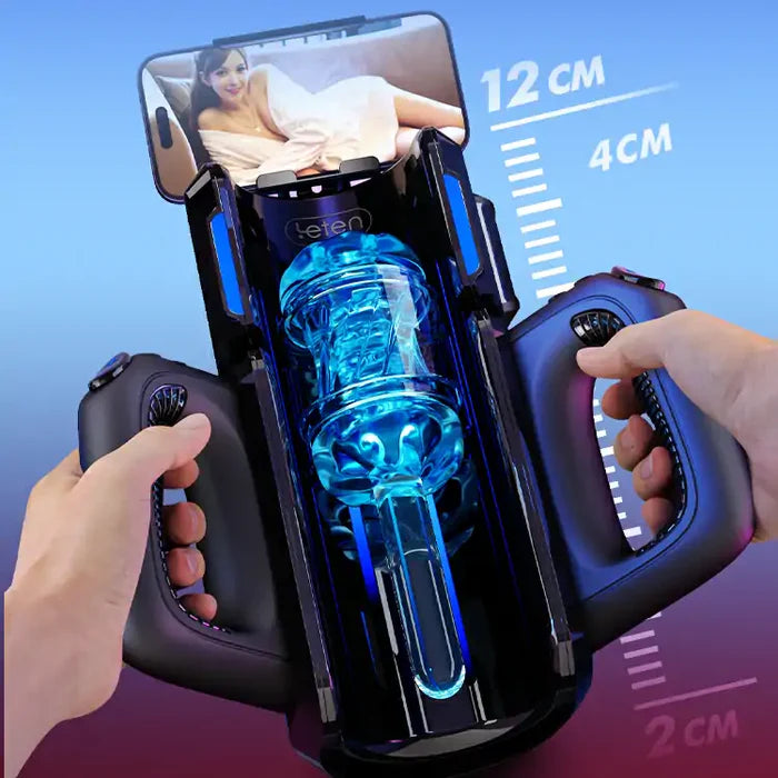 Leten Thrusting Pro: 700 SPM High-Speed Auto Stroker with Dual Sleeves