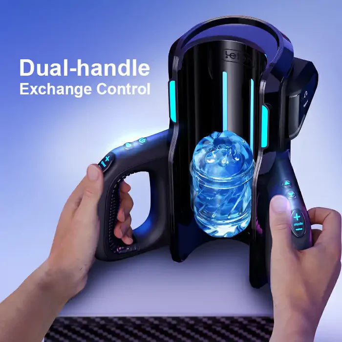Leten Thrusting Pro: 700 SPM High-Speed Auto Stroker with Dual Sleeves