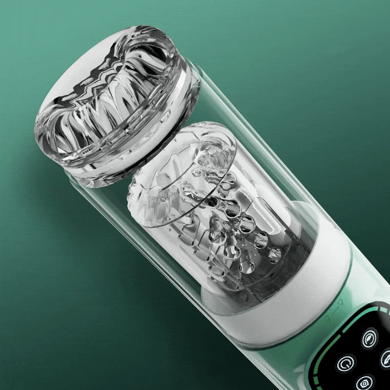 XR4: Waterproof Blowjob Machine 5-in-1 Sucking, Thrusting, Rotating & Vibrating
