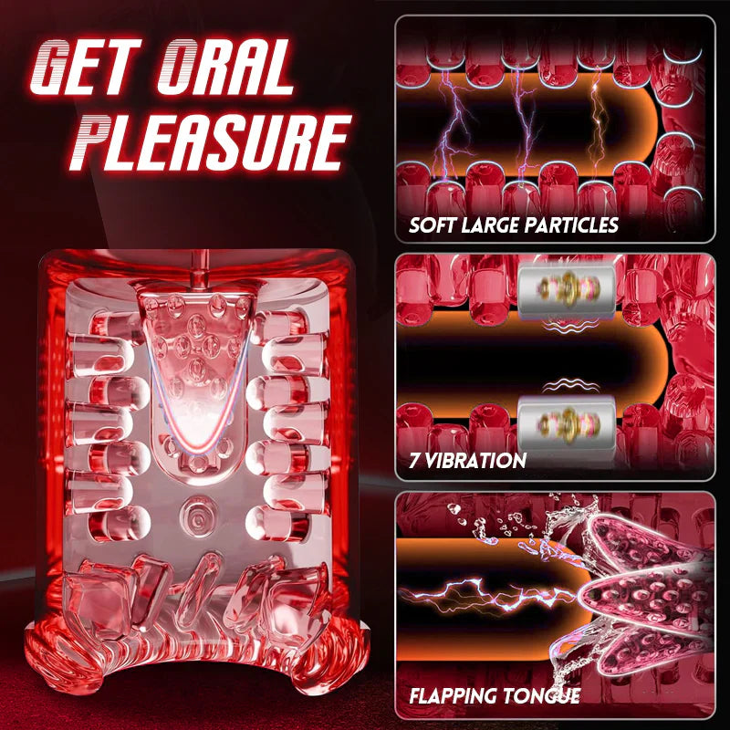 XR4: Pro App Blowjob Machine Sucking Thrusting Rotating Vibrating Waterproof