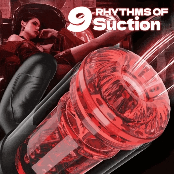XS5: Blowjob Machine Sucking, Rotating & Thrusting with Detachable Handle