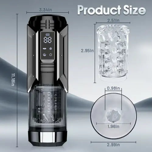 XT20: Blowjob Machine Sucking Rotating Thrusting Vibrating Waterproof