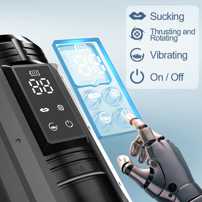 XT20: Blowjob Machine Sucking Rotating Thrusting Vibrating Waterproof