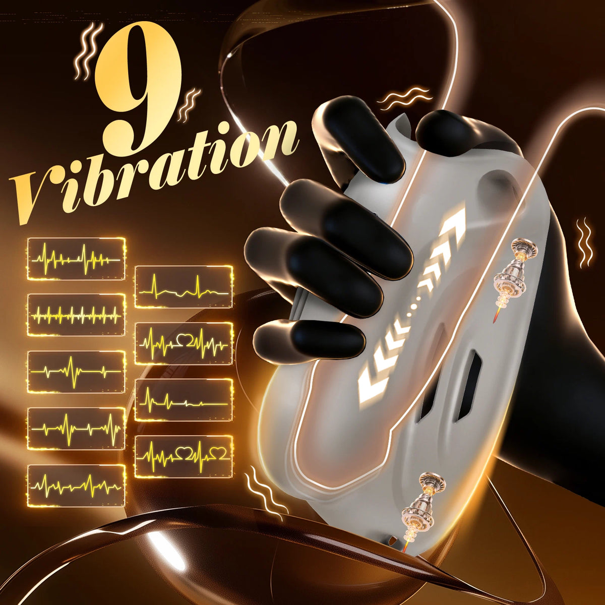 XM1: Discreet Wearable Male Vibrator Massager | Whisper-Quiet Stamina Trainer