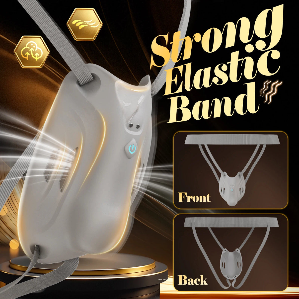 XM1: Discreet Wearable Male Vibrator Massager | Whisper-Quiet Stamina Trainer
