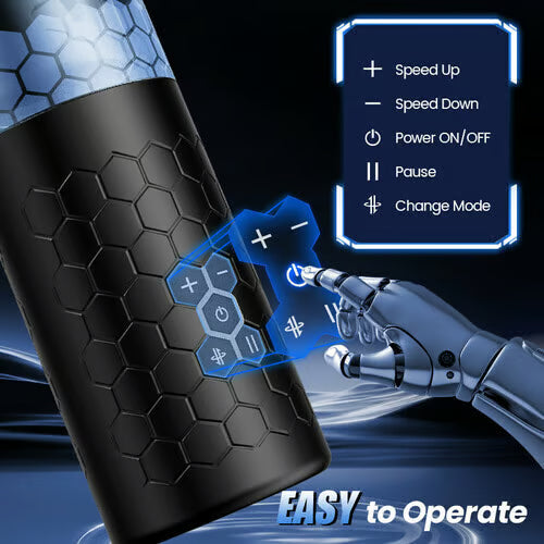 XR11: Hands-Free Male Masturbator 10 Thrusting & Rotating & Suction Base