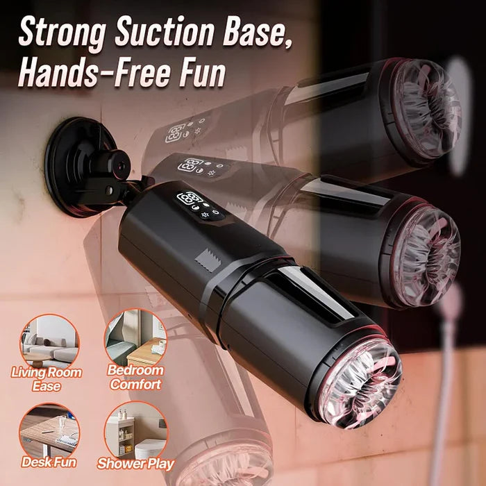 XR19: Hands-Free Masturbator Thrusting, Rotating & Dual-Vibration