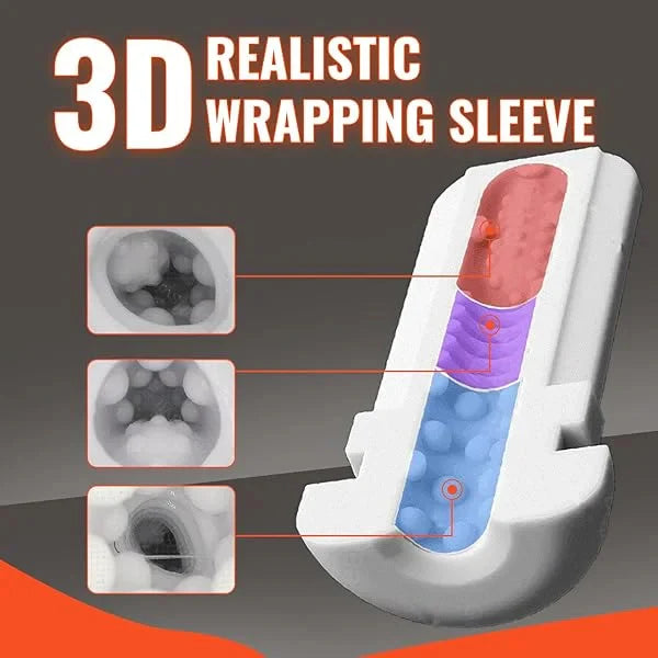 XT1: Hands-Free Masturbator Automatic Thrusting, Sucking & Vibrating