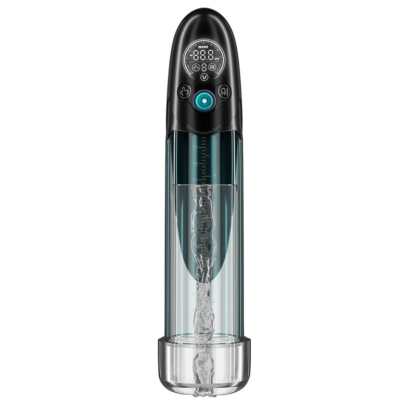 Bathfun Pro: Smart Hydro Penis Pump with AI Control & Digital Display