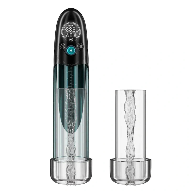 Bathfun Pro: Smart Hydro Penis Pump with AI Control & Digital Display