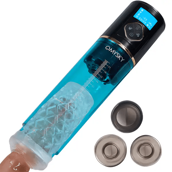 XP6: 2 in 1 Hydro Penis Pump with 6 Vacuum Suction & Hydrotherapy Massage