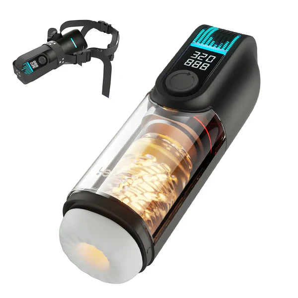 Leten Black Hole Pro: Dual Heating Auto Stroker with Stepless Speed Control