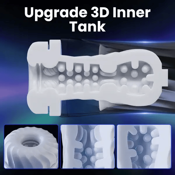 XT3: Male Masturbator Twisting Thrusting Vibrating with Heat & Dry Base