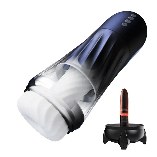 XT3: Male Masturbator Twisting Thrusting Vibrating with Heat & Dry Base