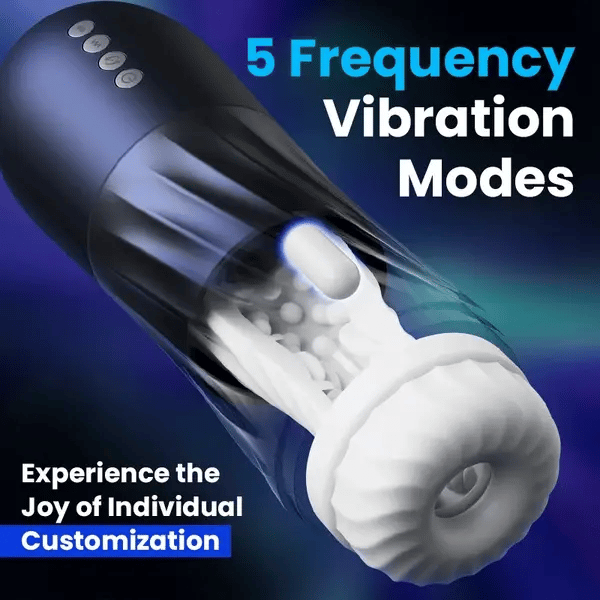 XT3: Male Masturbator Twisting Thrusting Vibrating with Heat & Dry Base