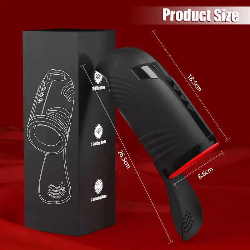 XG23 Smart Male Vibrator: Rotating & Suction Cup with Scrotal Stimulator