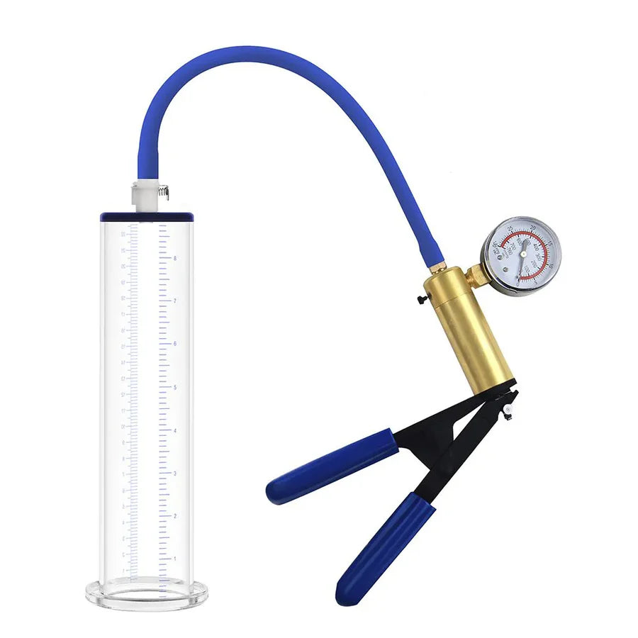 LuxaMax: Premium Penis Pump with Scissor-Grip & Brass Body