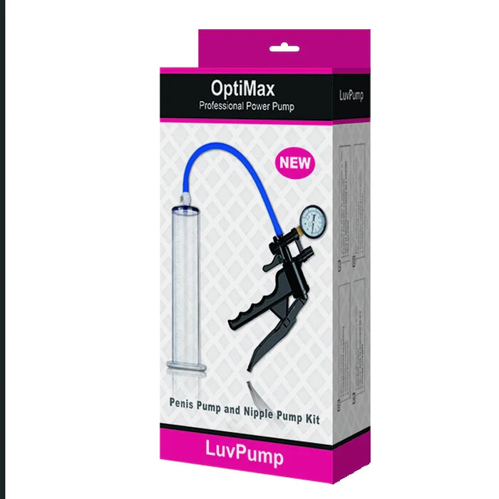 OptiMax: Premium Penis Pump with Pistol Grip & Gauge