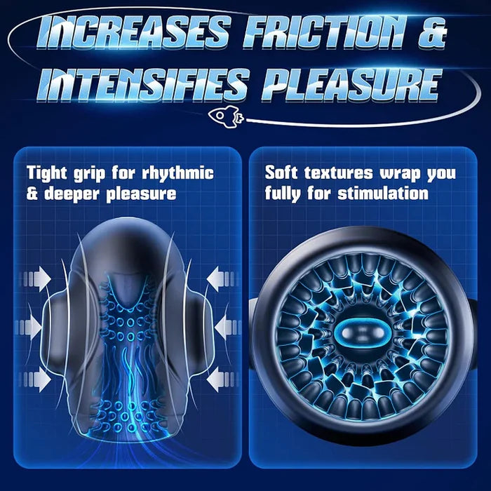 XG1 Pro: Smart Penis Vibrator Triple-Motor Licking & Vibration Stimulator