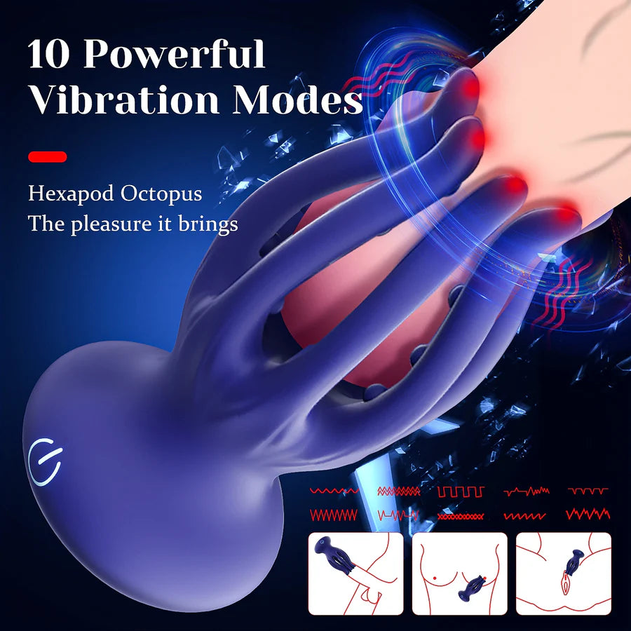 XG16: Penis Vibrator 10 Vibration Octopus Tentacle Design