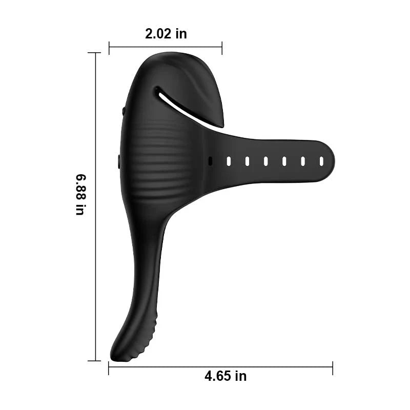 XG2: Penis Vibrator Dual-Motor Glans Trainer with Stimulating Tail