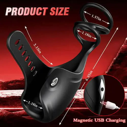 XG5 Smart Penis Vibrator: 3-in-1 App-Controlled Glans Trainer with Adjustable Strap