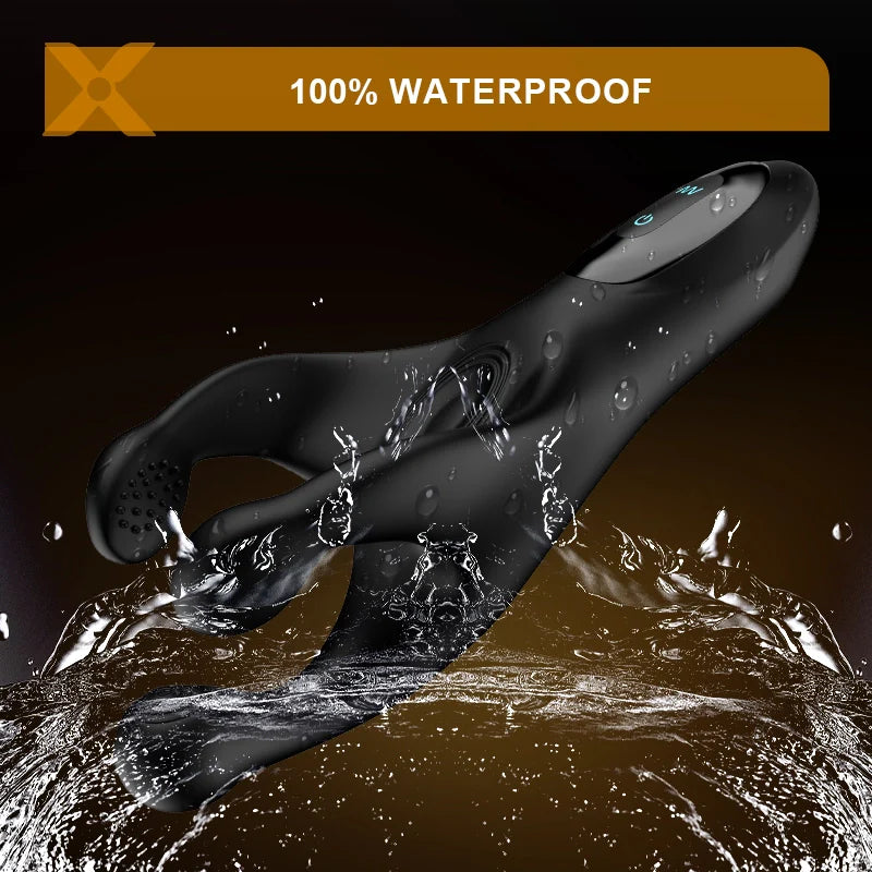 XG9: Penis Vibrator 3-Claw Patting & Vibrating Glans Trainer