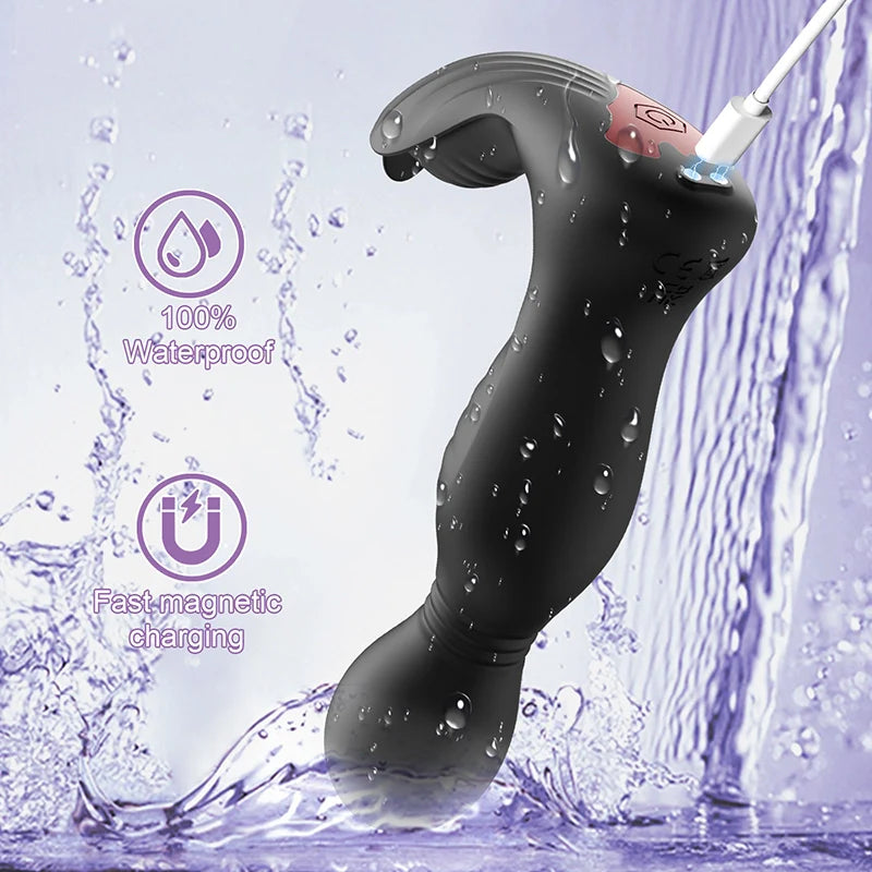 PM8: Prostate Massager Rotating Vibrating Licking App & Remote Control