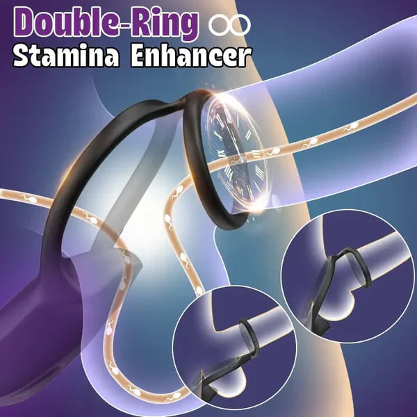 PM7: Prostate Massager 9 Thrusting Vibrating with Dildo Texture Design
