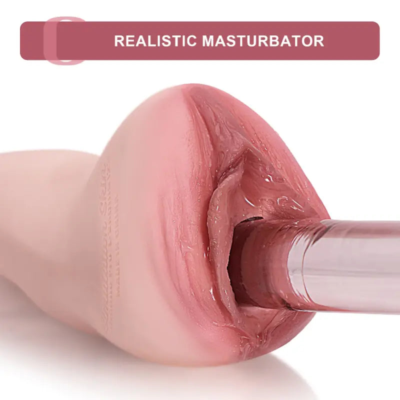 PU08: Silicone Pussy Stroker 9.65" Realistic Mature Vaginal