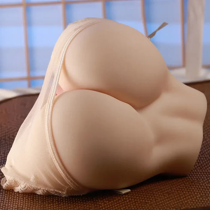 Sara: TPE Butt Torso 3.35kg (7.38lb) Compact Dual Channel Realistic Masturbator