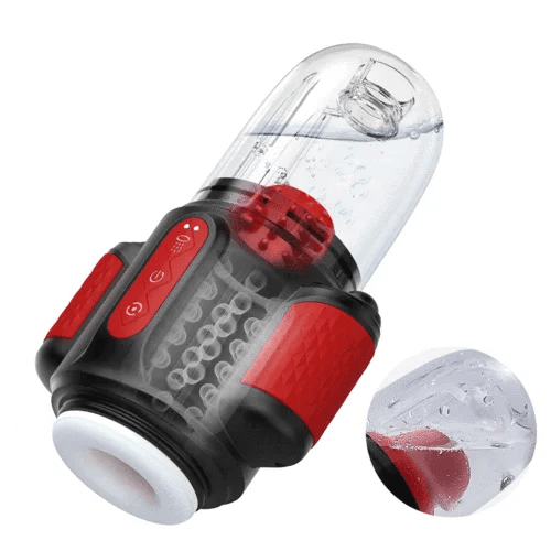 XR16: Shower Masturbator 3-in-1 Water-Jet, Rotating & Vibrating