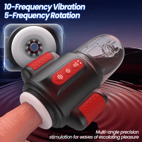 XR16: Shower Masturbator 3-in-1 Water-Jet, Rotating & Vibrating