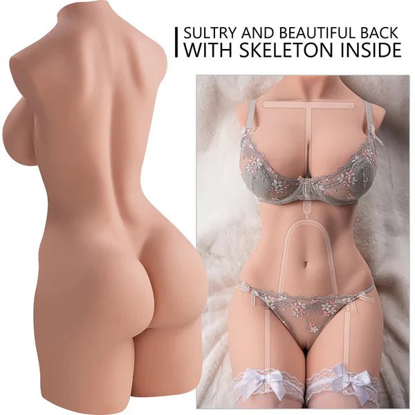 Zoey: TPE Torso Sex Doll 19.2kg (42.3lb) Big Breasts & Juicy Booty