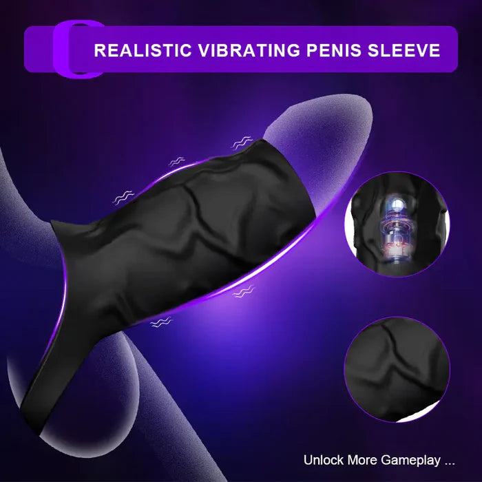 PR11 Pro: Vibrating Cock Ring Full-Length Support & Scrotal Locking System