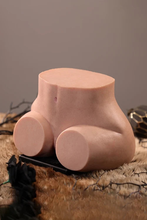 Mary: Platinum Silicone Sex Torso 5kg (11.02lb) Rear-Entry Stance & Dual Tunnels