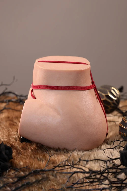 Mary: Platinum Silicone Sex Torso 5kg (11.02lb) Rear-Entry Stance & Dual Tunnels