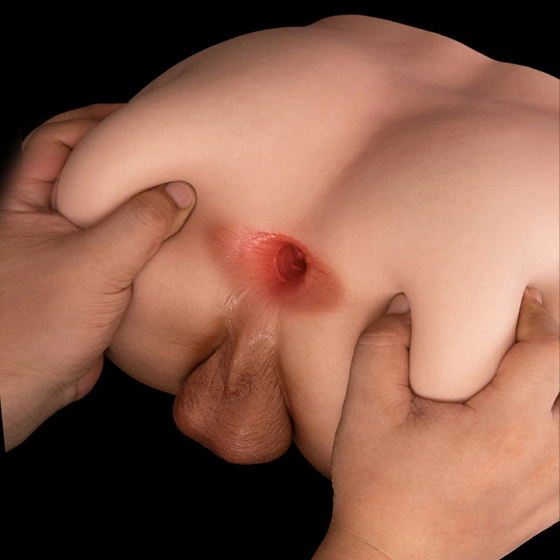 PUX27: Gay Masturbator 6.2kg (13.7 lb) Silicone Butt with Testicles