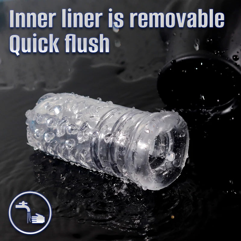 XS3: Portable Male Masturbator 9 Vibration 5 Suction for Small Penis