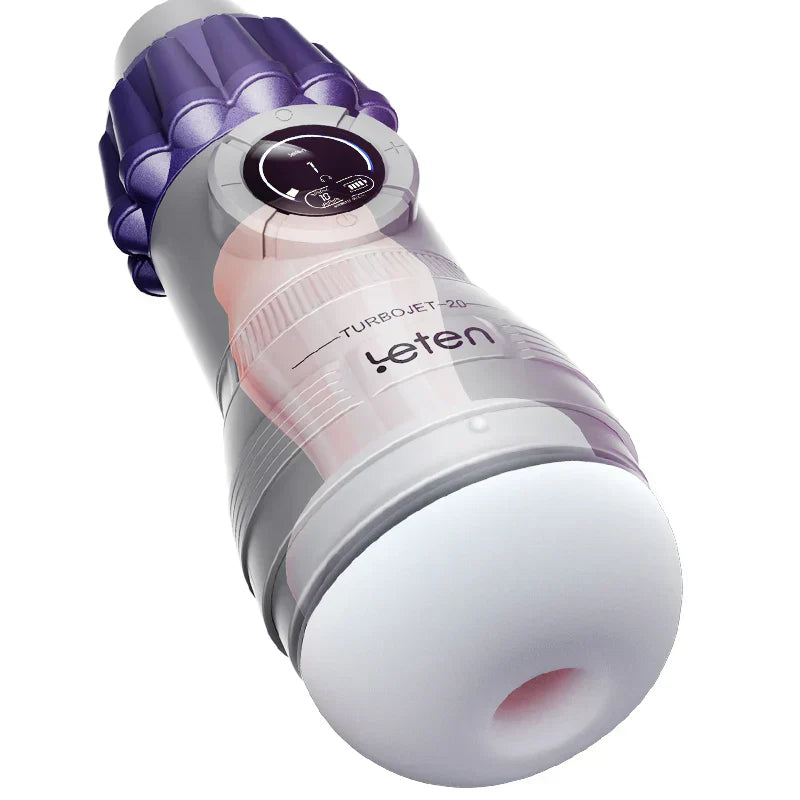 Leten TurboJet: Male Masturbator 10 Sucking Vibrating Portable Size