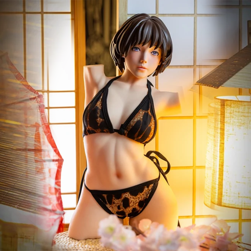 Kanai: Silicone Anime Sex Torso 4.9kg (10.80lb) Detailed Resin Head & Perky Bust