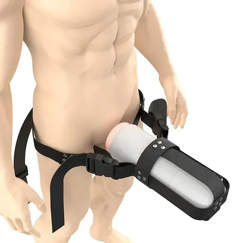 XA6: Hands-Free Wearable Strap for Masturbation Cup